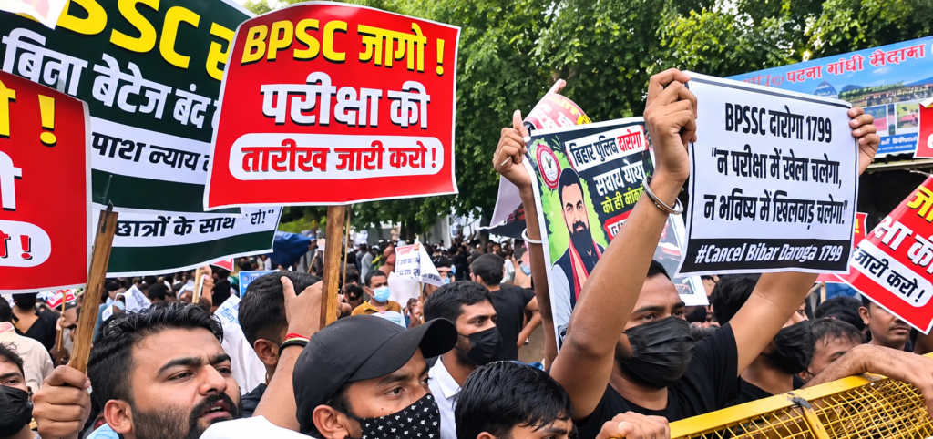 BPSC 70th Exam Protest