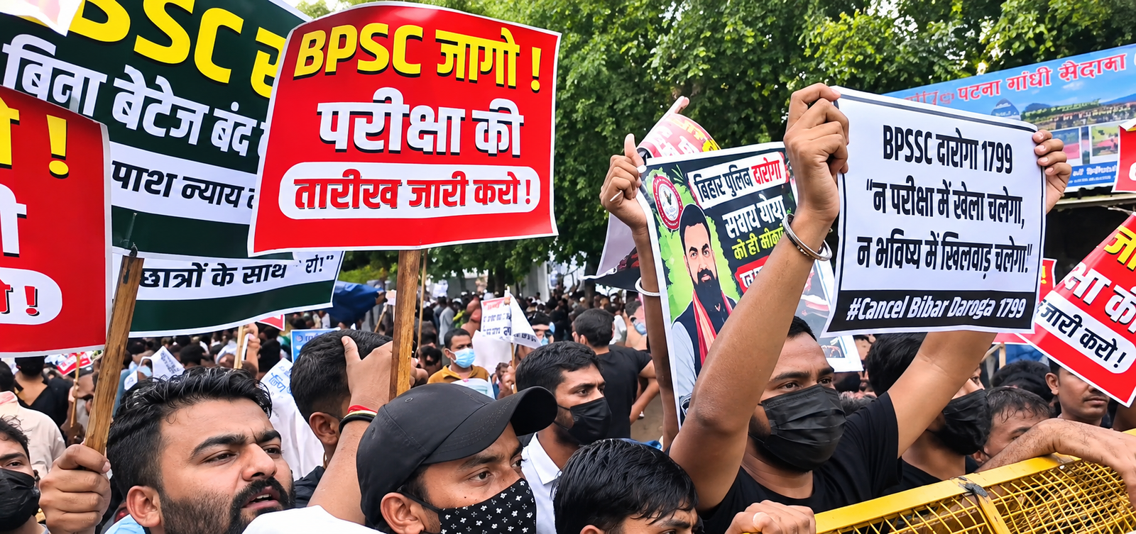 BPSC 70th Exam Protest