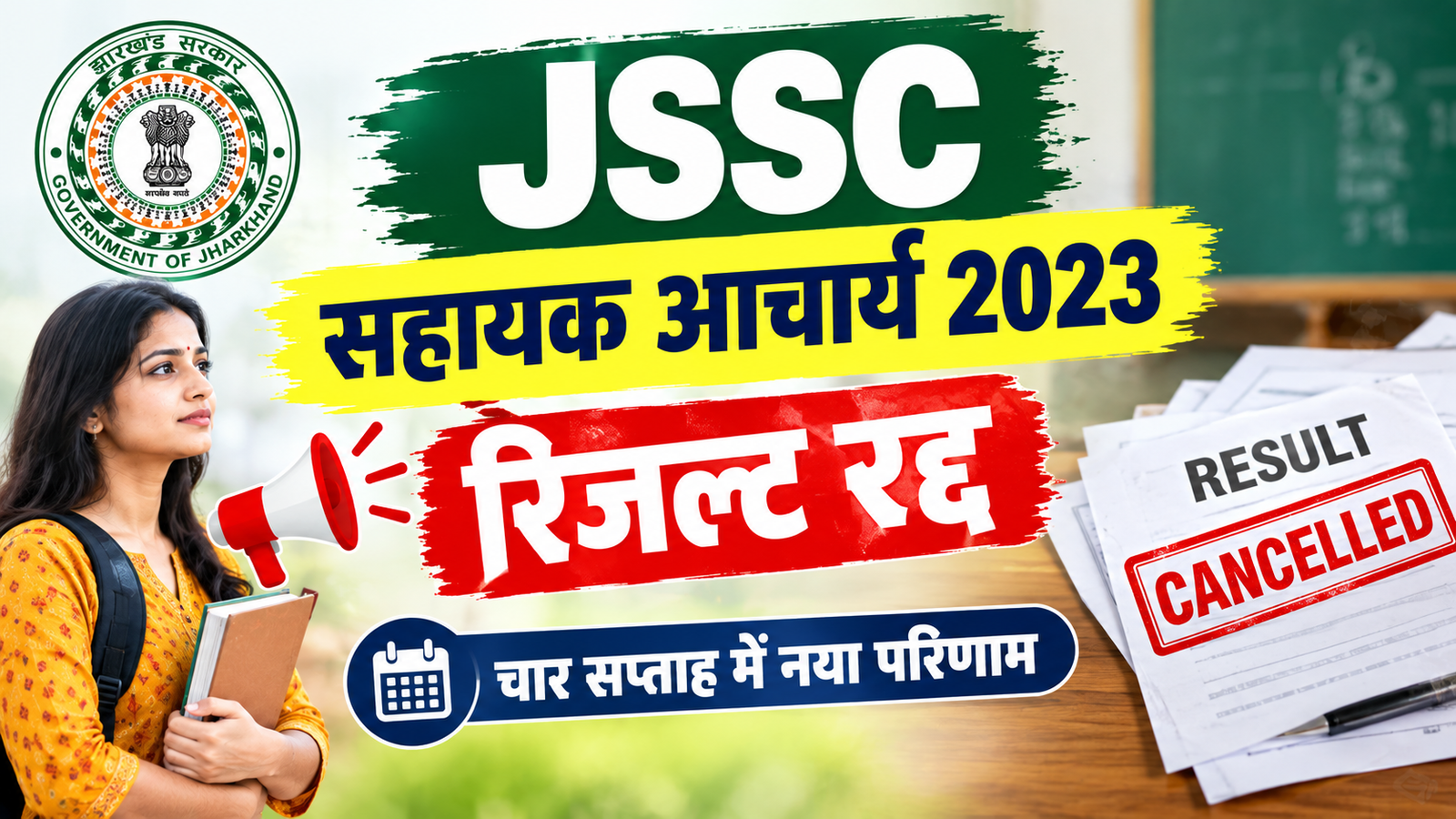 Jharkhand Sahayak Acharya 2023 Result