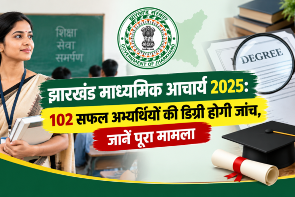झारखंड माध्यमिक आचार्य 2025