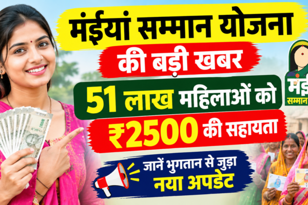 मंईयां सम्मान योजना 2500 रुपये