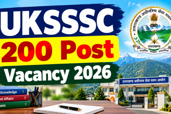 uksssc new vacancy 2026
